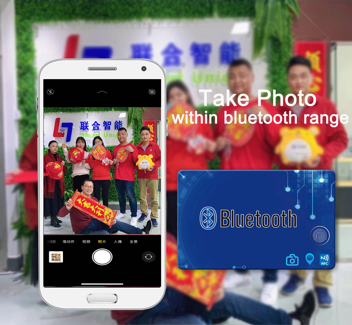 Bluetooth Camera Smart Card 